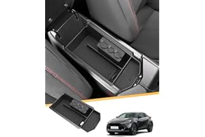 LFOTPP Compatible con Toyota C-HR II Hybrid PHEV 2024 2025 2026, caja de almacenamiento para la consola central, organizador de reposabrazos CHR AX20, bandeja de apoyabrazos central, guantera