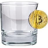 Bitcoin Madeni Para Hediyelik &Ouml;zel Viski Bardak 300cc (Viski Bardağı)