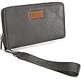 Wrangler Womens Wallet Wristlet Long Purse Clutch Large Capacity