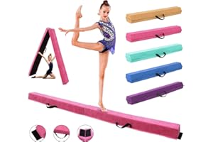 Gmypic Poutre Gymnastique Pliable Poutre de Gymnastique Enfant 240/270/300 cm Poutre Gym Poutre d'équilibre au Sol, Poutre de Gymnastique Pliable pour entraînement entraînement Professionnel