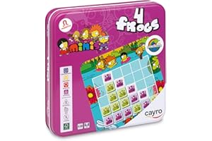 Cayro - 4 Frogs - + 4 Años - Traga Bolas - Juego Divertido de Mesa para Niños y Adultos - Consigue Todas Las Bolas Que Puedas - Ideal para 2 a 4 Jugadores