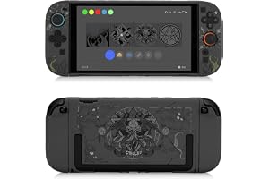 GeekShare Slim Protective Case Compatible with Switch 2 (2025), Anti-Scratche and Shock-Absorption Dockable Hard Shell for Switch 2 Game Console - Cthulhu