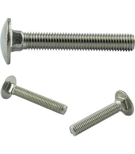 Carriage Bolt M5 - M12 Mushroom Head Bolts With Nuts And Washers Choice