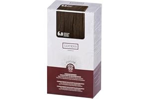 LUCENS UMBRIA Lucens 6.0 Biondo Scuro - Kit Colorazione Capelli Permanente Senza Ammoniaca Con Oli ed Estratti da Agricoltura Biologica