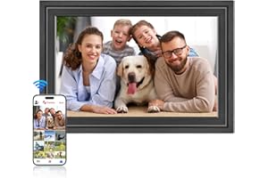 VIZGIFIN Frameo 10.1 Inch WiFi Digital Photo Frame, Built-in 32 GB Memory, 1280 x 800 HD IPS Touchscreen Photo Frame, Auto Rotate, Share Photos or Videos via Instantly via Frameo App from Anywhere