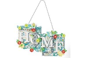 DEMIAWAKING 5D Diamond Painting LED Girlande Diamant Malerei Deko Lampe Anhänger DIY Party Deko Kranz Tür Fenster Deko Handwerk Geschenk (B)