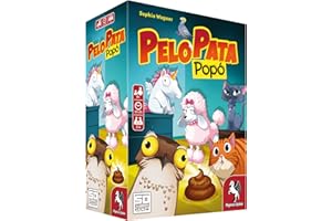 SD GAMES Pelo Pata POPÓ - Juego de Mesa Infantil para 2 a 4 Jugadores Recomendado a Partir de 8 Años