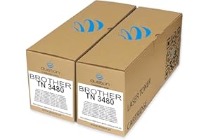 duston 2X TN3480, TN-3480 Noir Toner Compatible avec Brother DCP-L5500 L6600 HL-L5000 L5100 L5200 L6250 L6300 L6400 MFC-L5700 L5750 L6800 L6900