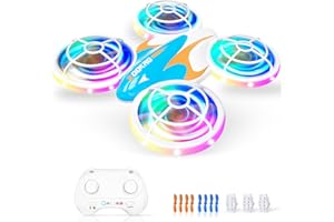 Zookao Mini Drohne für Kinder Spielzeug ab 6+ Jahre, Weihnachten Geburtstags Geschenke für Kinder Ferngesteuertes RC Flugzeug Mini Drone for Kids und Anfänger Quadrocopter mit LED Lichter