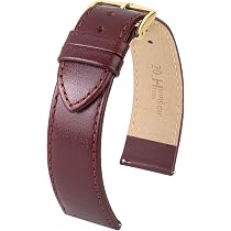 HIRSCH Osiris Uhrenarmband Aus Kalbsleder – Glänzend, 14 Mm Breit, Mit Quick-Release, Für Damen & Herren