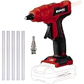 Einhell Ak&uuml;l&uuml; Ak&uuml;l&uuml; Sıcak Silikon Mum Tabancası TE-CG 18 Li - Solo Power X-Change (Lityum-İyon, 5 yapıştırma &ccedil;ubuğu ve d&uuml;z ya