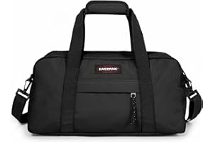 EASTPAK Compact +, Bagagli Borsone Unisex - Adulto, Nero, 44 cm, 24 L