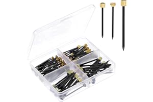 Tyqour 90 szt. gwoździ do obrazów, mosiężne szpilki do nagłówków, haczyki do przybijania, zestaw do zawieszenia obrazu, do zawieszenia na ścianie, do lustra, gwoździe stalowe do obrazów, proste obrazy