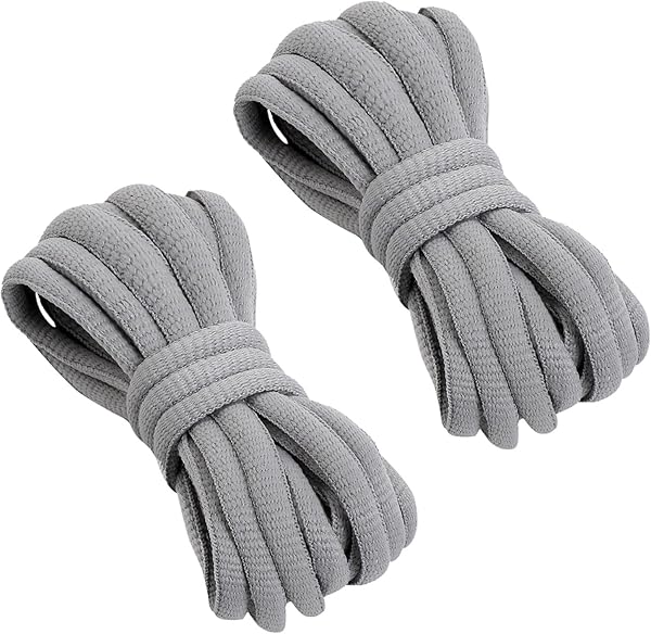 VSUDO Lacci Ovali per Scarpe Sportive Sneaker, Oval Sport Shoelaces, Lacci da Corsa, Stringhe Scarpe da Corsa per Donna o Uomo - 1 Paio o 2 Paia