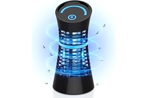 HgUltra Insektenvernichter Elektrisch - UV-Licht Mückenlampe mit Reinigungsbürste, Tötet Mücken, Fliegen und Insekten, Mückenfalle Fliegenfalle Elektrisch für Innen, Schlafzimmer, Küche und Balkon
