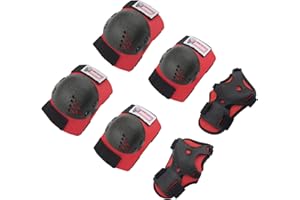 SOHOUR HOME Youth & Kids Knee Pads Elbow Pads Wrist Guards Set for 3-15 Years Child Roller Skate, Scooter, Inline Skating, Cycling, BMX Bike