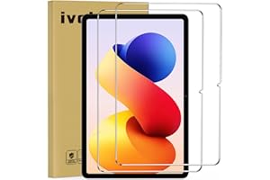 ivoler 2 sztuki folii ochronnej ze szkła ochronnego do Xiaomi Redmi Pad 2 Pro / Redmi Pad Pro 4G / 5G / Poco Pad 12,1 cala, twardość 9H, szkło hartowane HD, folia ochronna na wyświetlacz, folia