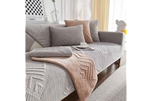 YWQJL Samt Sofabezug Sofaschoner rutschfest 1 2 3 4 Sitzer,l Form Sofaüberwurf,Sofa Überzug Ecksofa Pets Dog Couch Überzug Couch Überzug Sofa Überwurf (#2, 70x150cm)
