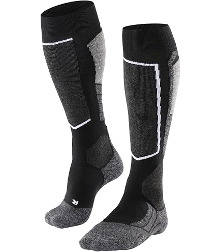 FALKE SK6 Pro W Chaussettes Ski Femme Laine Mérinos - Ultralégères Et Confortables