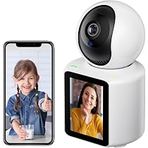 KASTWAVE Video Call Security Camera Indoor, Nanny Camera Baby ...