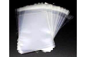 4 x 100 Docsmagic.de Toploader Bags Resealable 81 x 111 + 35 mm - Standard Size 3" x 4"