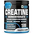 Canada Nutrition Creatine Monohydrate, Strength, 100% Pure Creatine, Lean Muscle Building, Supports Muscle Growth powder, Athletic Performance, Recovery [100 Serving, Pineapple]