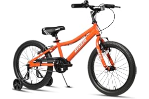 AVASTA Bilbo 18 20 Pulgadas Bicicleta de niño para 5-10 años niños niñas con Pata de Cabra & Doble Freno de Mano Campana Asiento Ajustable, Varios