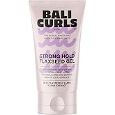 BALI CURLS Strong Hold Flaxseed Gel – Extra starkes Scrunch-Gel für definierte Locken – Langanhaltender Halt & natürlicher Gl