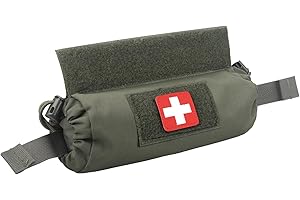 WYNEX Pochette de Secours Tactique Ifak Poche Molle de Premiers Secours Pochette de Survie Militaire Sac de Premiers Soins Molle Poche d'Urgence Médical Pochette de Vidange pour Gilet JPC CPC AVS