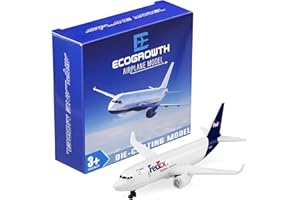 EcoGrowth Model Airplane Fedex plane Plane Model Plane Airplane for Collection & Gifts