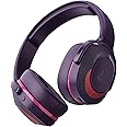boAt Rockerz 425 Bluetooth Headphones Wireless On Ear Headphones Signature Sound, Enx Tech, ASAP Charge, 25H Playtime, Bluetooth Headphones V5.2, Dual Pairing with Mic(Techno Purple)