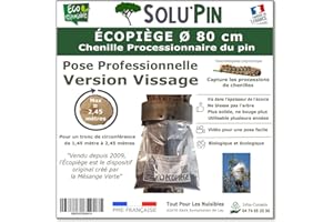 TOUT POUR LES NUISIBLES ø 80 cm Collier ÉCOPIÈGE® - Version Vissage Solupin - Chenilles Processionnaires du Pin