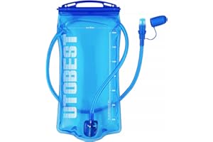 UTOBEST Poche d'hydratation, Poche à Eau 1L 1,5L 2L 3L, Sac à Eau sans BPA, réservoir d'eau Anti-Fuite pour Course à Pied, Cyclisme, randonnée, Camping