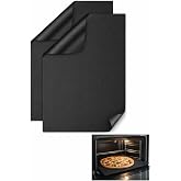 TOUCHE &reg; Indoor Oven Protector (2 Pack) | Oven Liner Sheet | Reusable, Non-Stick and High Temperature Resistant | Includes Re