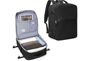 SZLX Zaino Ryanair 40x20x25 Bagaglio a Mano Easyjet 45x36x20 Donna Zaino da Viaggio Aereo Borse da Cabina per Ryanair Zaino da Lavoro Uomo Computer Impermeabile Travel Backpack Zaino Sportivo Trekking