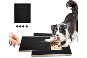 GFFTYX Dog Nail Paw Scratch Pad - File Trimmer Board Trimming Scratcher Box Emery Sandpaper Filing Scratchboard Polish Pads Replacement Anxiety Free for Sensitive Dogs