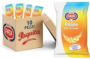 PATATINE PATA PATA | Palline di Mais al Formaggio, Senza Glutine, con Olio di Semi di Girasole Alto Oleico, Non Fritti, 18x120g
