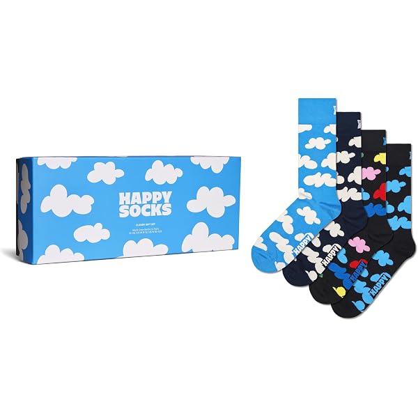 Chaussettes Happy Socks Motif Cygne - Lot De 2 Paires - Taille 40-41 - Idée Cadeau Romantique - 2