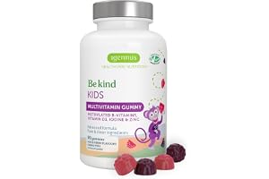 Avancerad Multivitamin Vingummi för Barn, Aktiv Formel med Metylerade B-vitaminer och Vitamin D, Rena Ingredienser, För Barn