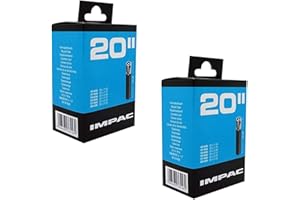 Impac 2pk Cycle Tubes 20" - Schrader Valve - 20 x 1.50-2.35 (406 40-60) - BMK Bikes/Kids Bikes