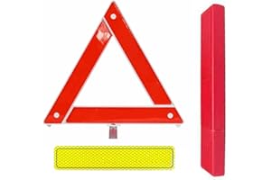 MaNeaz Triangles De Signalisation Pour Auto Triangle De Signalisation Voiture Triangle De Présignalisation En Boîte Pliable Pour Auto Pliable