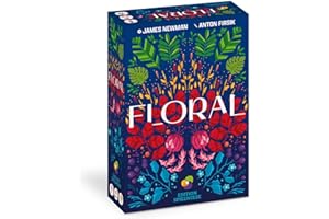Edition Spielwiese | Floral | Taktische Legespiele | Logik Kartenspiele | Mit Solo-Variante | Wachsendes Kartenspiel in floralem Design | Leichter Einstieg | Für 1-5 Personen ab 8 Jahren