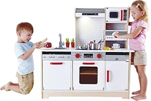 Hape All-In-1 Kitchen , Kitchen Role Play Toy Set for Children, 3 Years+