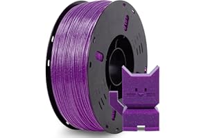 VOXELAB FilaBees ASA Filament 1.75mm 3D Printer Filament, Heat & Weather Resistant & High UV Resistance 3D Printing Filament Perfect for Printing Outdoor Functional Parts,1kg Spool (2.2lbs),Sparkle Purple