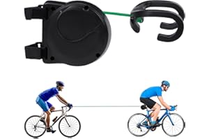 Senprity Retractable Bike Tow Rope, 2.5M Tow Rope for Bicycle for Parent-Kid, Bicycle Traction Strap, Portable Outdoor Bicycle Elastic Tow Rope Suitable for Most Cyclists Regardless of Age