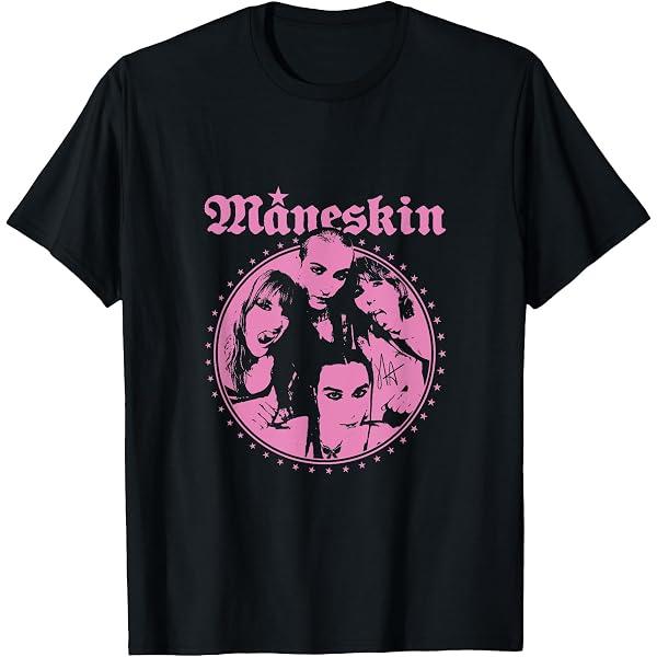 Måneskin Zitti e Buoni T-Shirt : Amazon.co.uk: Fashion