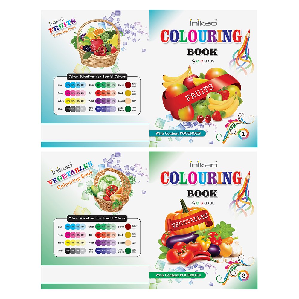 InIkao Colouring Books For Kids | Pack of 12 Copy Coloring Activity Book Collections for age 3+ Years Children - Image 3
