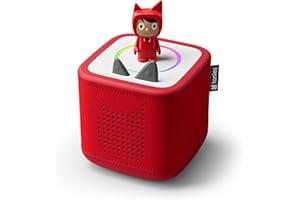 TONIES Sunset Red Toniebox 2 Starter Set with Creative Tonie Rubie