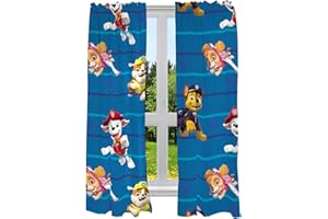 Franco Kids Room Window Curtains Drapes Set, 82 in x 63 in, Paw Patrol