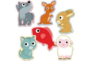 DJECO Little Mime - Jeu de Mime et de Coopération Enfants, 2,5 à 5 ans - Imitez les Animaux ! Développe le Vocabulaire et l'Observation - 30 Cartes Animaux - 2 à 4 Joueurs - Carton Durable - Durée 5m